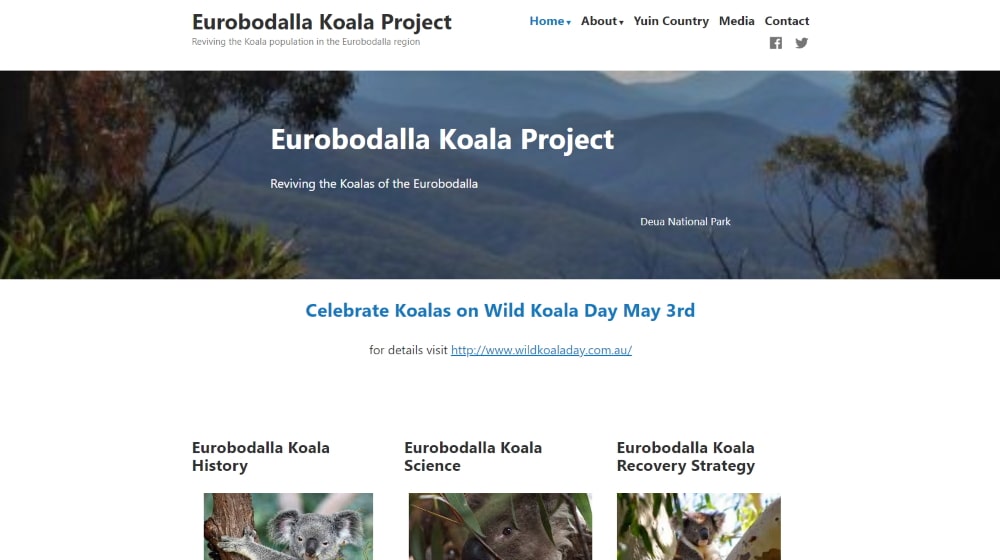 eurobodalla koalas new website