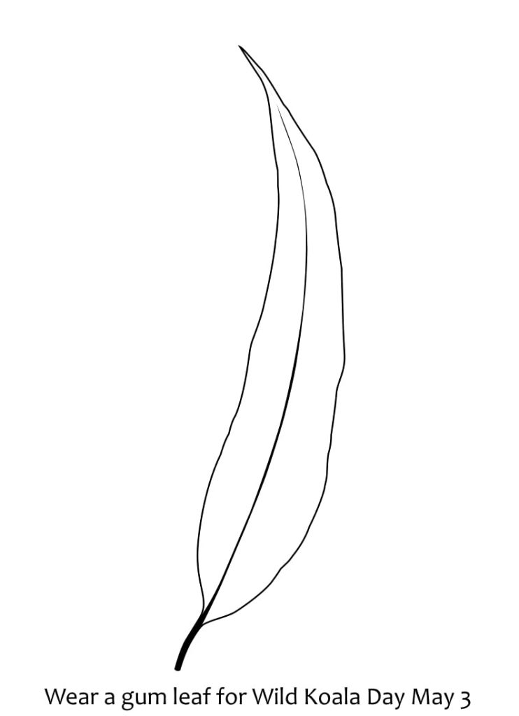 gum leaf pattern to print out