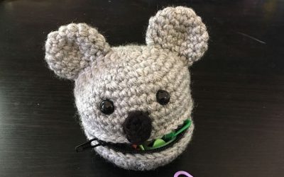 Crochet a Koala pouch