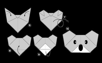 Origami Koala Mask